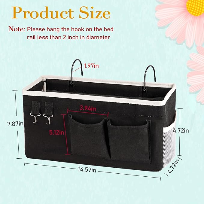 Bedside Storage Caddy/Bedside Hanging Storage Bag