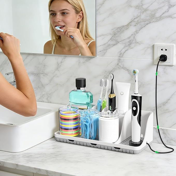 Bathroom Counter Organizers and Storage, Toothbrush Holders