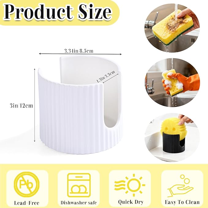 Ceramic Sponge Holder for Kitchen Sink