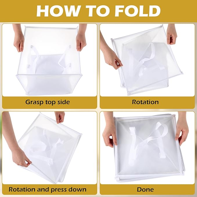 Zopeal 6 Pack Popup Laundry Hamper 13 Inch Collapsible Laundry Baskets