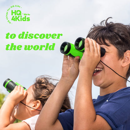 HQ 4KIDS BY: WE 4U - Outdoor Adventure Kit for Kids: Binoculars, Compass, Magnifying Glass & Flashlight. 3-12 Year Old Boys & Girls