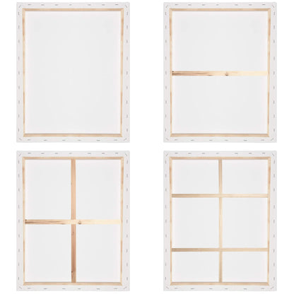 Artina FSC® Canvas for Painting 50x50 cm - 3pcs Blank Canvases for Art for Acrylic, Watercolour & Oil Painting - 100% Cotton Canvas Stretcher Frame 280 g/m² - Akademie