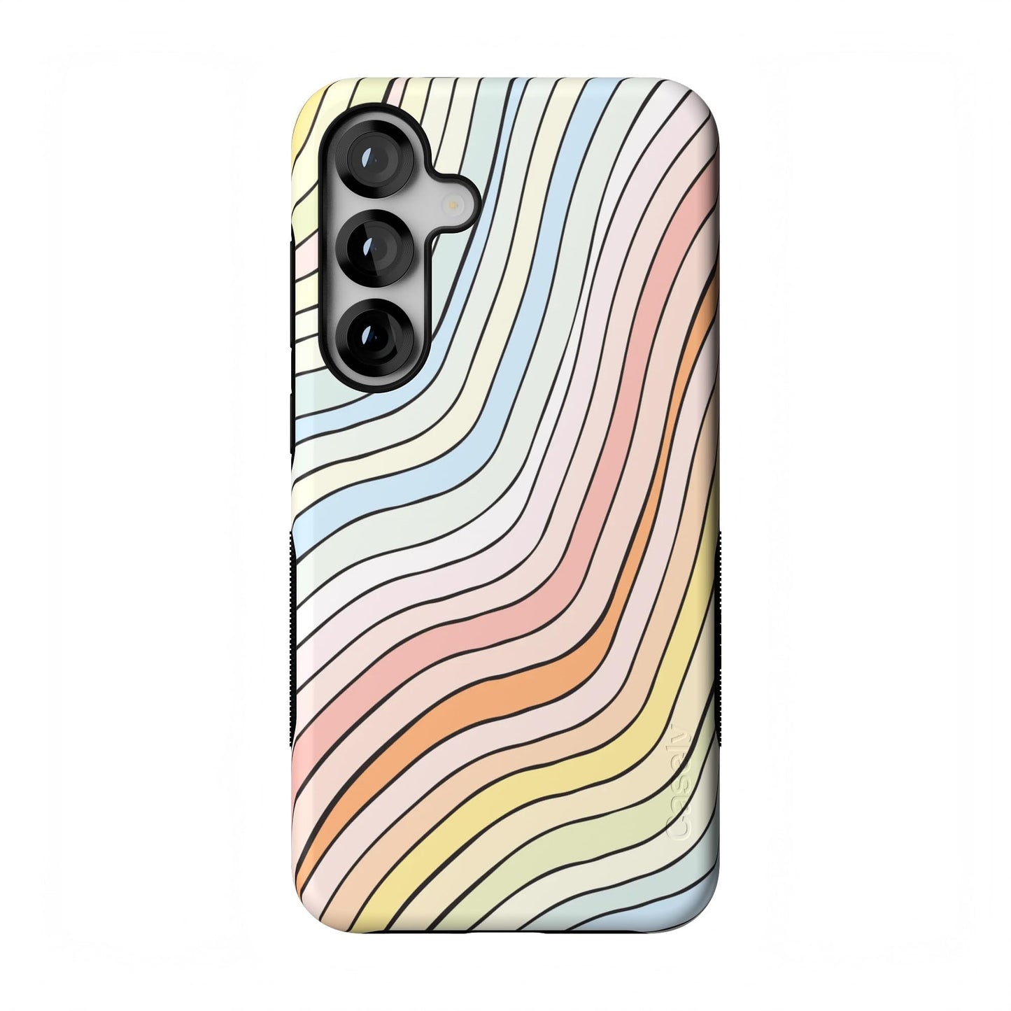 Casely Galaxy S25 Plus Case | Ink & Iris | Vintage Floral | Compatible with MagSafe | Bold Protective Design