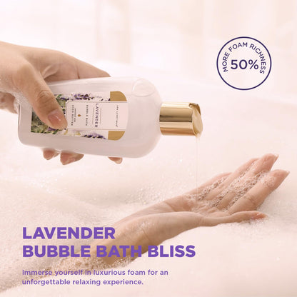 Spa Luxetique Gift Baskets for Women - 15PCS Lavender Bath and Body Sets, Including Shower Gel, Bubble Bath, Skin Care Sets for Her, Anniversary Christmas Gifts for Women, Wife, Girlfriend, Mom