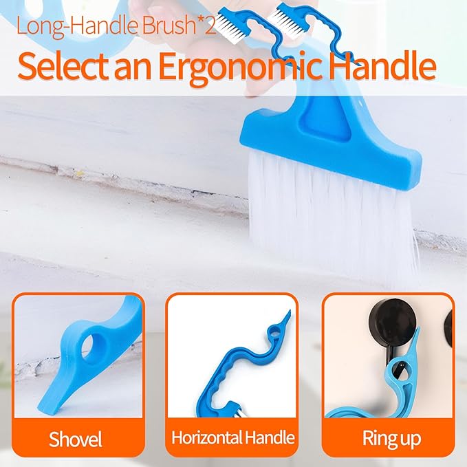 19 Pcs Small Crevice Cleaning Brush Set, Groove Gap Cleaning Tool
