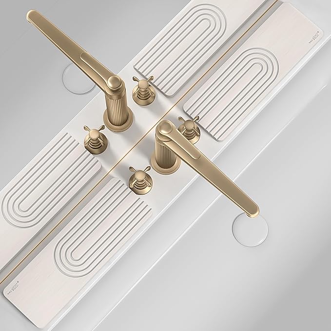 Faucet Mat for Kitchen Sink, Diatomite Stone Drying Sink Protectors, Bathroom