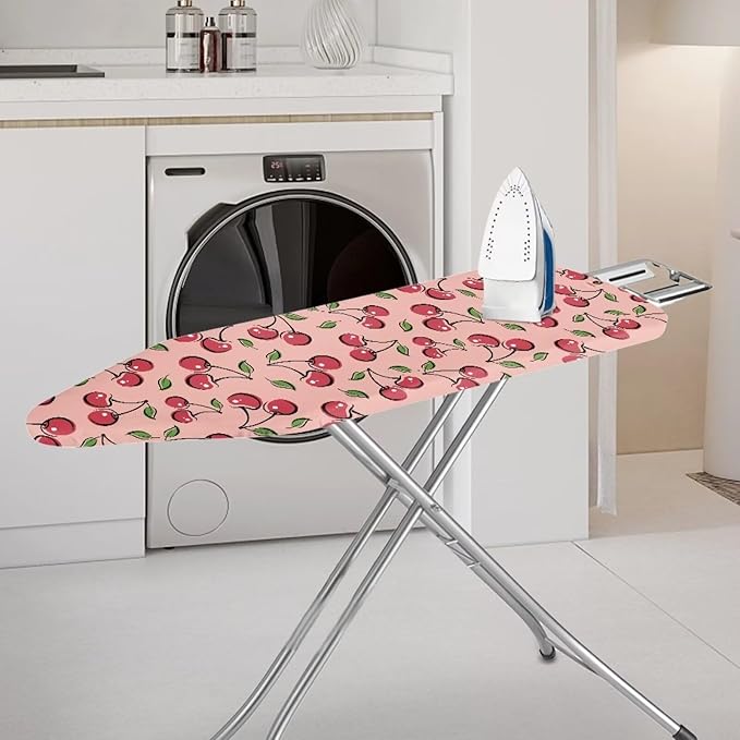 Cherry Pink Ironing Board Cover and Pad Iron Pad Covers Resist Scorching and