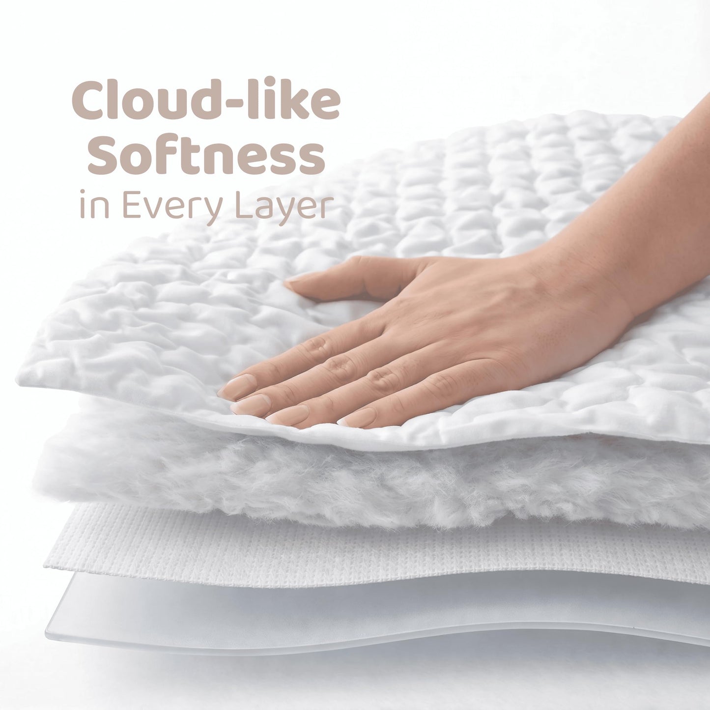 PAULATO BY GA.I.CO California King Waterproof Mattress Protector – Fitted Mattress Cover with Deep Pocket, Breathable Noiseless Polyester, Easy Care (California King)