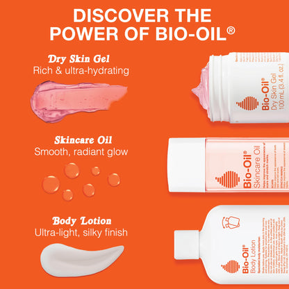 Bio-Oil Skincare Body Oil Serum, Face and Body Moisturizer with Vitamin E & A, for Scars, Stretch Marks, Sensitive Skin, All Skin Types, Dermatologist Recommended, Non-Comedogenic, 2 Oz