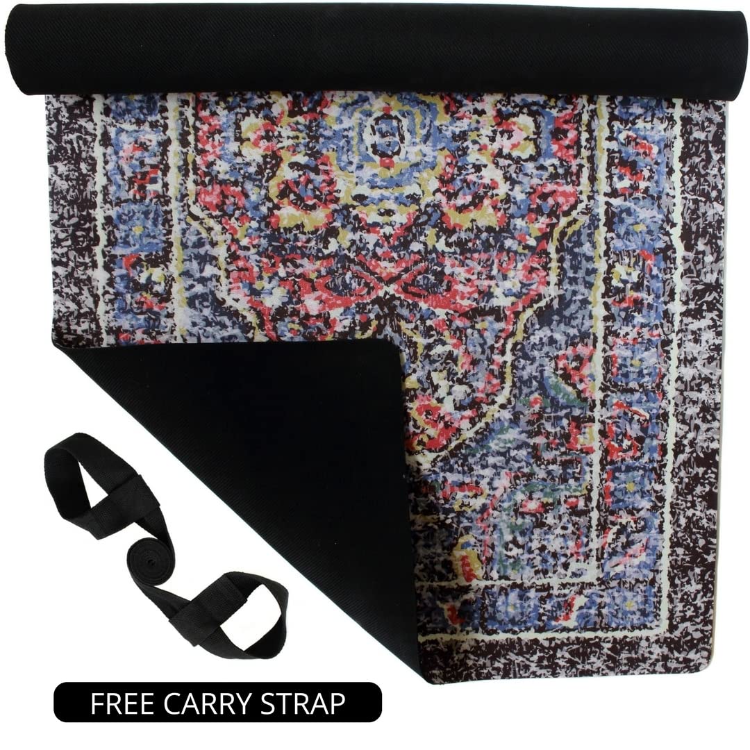 Plyopic. All In One Yoga Mat | Luxury Sweat-Grip Mat/Towel Combo | Ideal for Yoga, Hot Yoga, Bikram, Pilates, Workout & Exercise | Eco-Friendly Natural Rubber