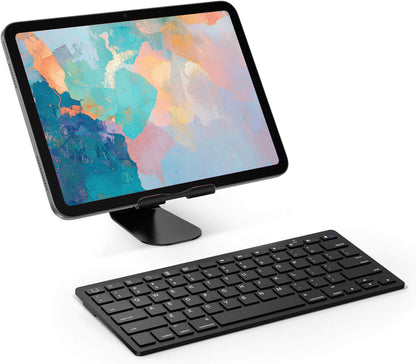 OMOTON Bluetooth Keyboard Compatible with iPad 10th Generation, iPad 10.2 (9th/8th/7th), iPad Pro 13/12.9/11 inch, iPad Air/Mini and More iOS Devices, White