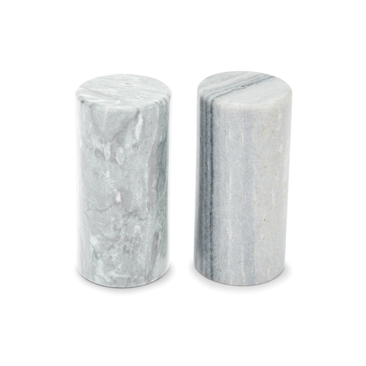 Fox Run 48788 Marble Salt and Pepper Shaker, Medium, Natural Variation, White