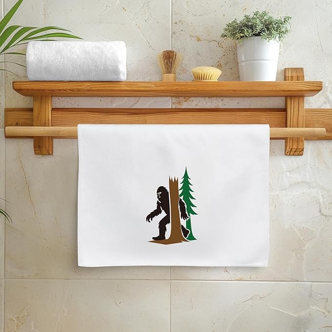 GROBRO7 Funny Gorillas Hand Towel