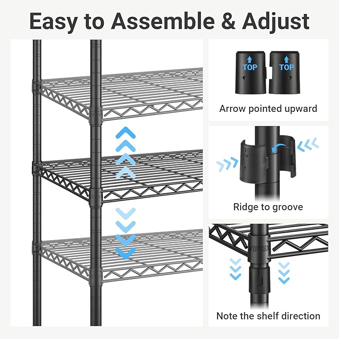 VIPEK V5 Plus Large Portable Closet Rack Freestanding Wardrobe Closet, 85.4" L