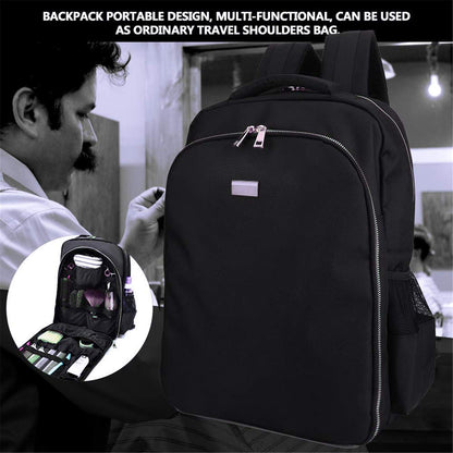 NADAENMF Barber Supplies Bag Organizer for Clippers and Supplies, Portable Clipper Bags and Cases for Men, Cosmetology Bag Hairstylist Clipper Backpack for Barber Accessories Essentials Stuff