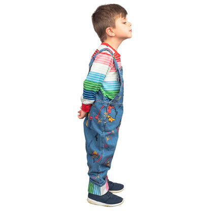 Costume Agent Chucky Good Guys Doll Child Halloween Cosplay (10/12)