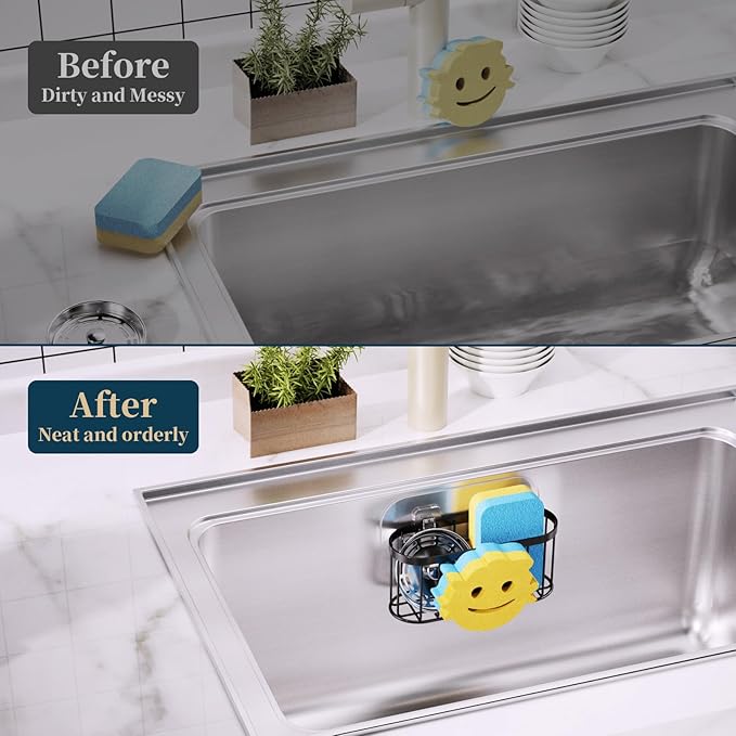 Consumest Sponge Holder Smiley Face