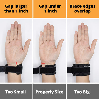 BULLSEYE TFCC Tear Wrist Brace – Adjustable Wrist Band with Silicone Ring Stabilizer for Ulnar-Sided Pain, DRUJ Instability, Tendinitis, Pinky-Side & Repetitive Injury Support – S/M (5.5-7 in)