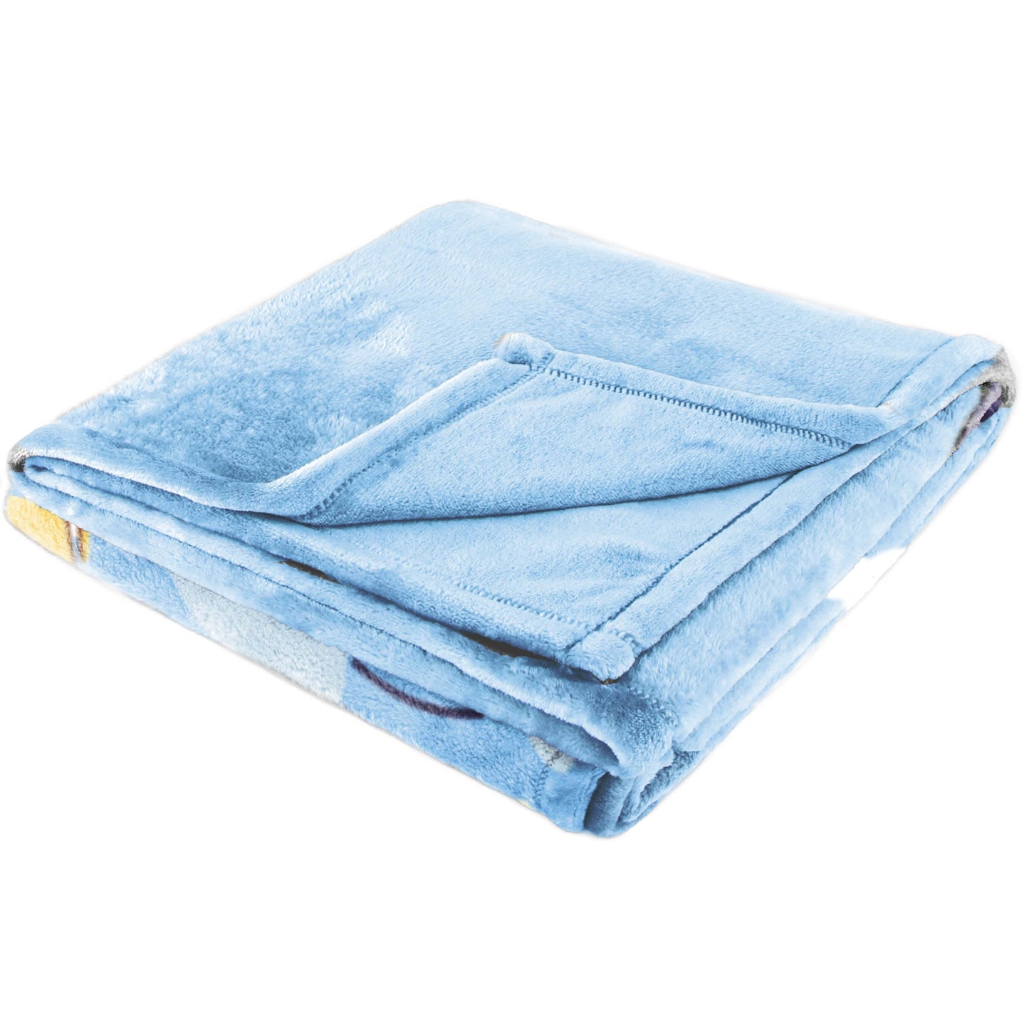 Jay Franco Kids Plush Throw Blanket – Soft & Cozy Fleece Throw for Bedroom & Couch Décor, Official Licensed Product, Blue - Bluey, 60x90 - Large Blanket