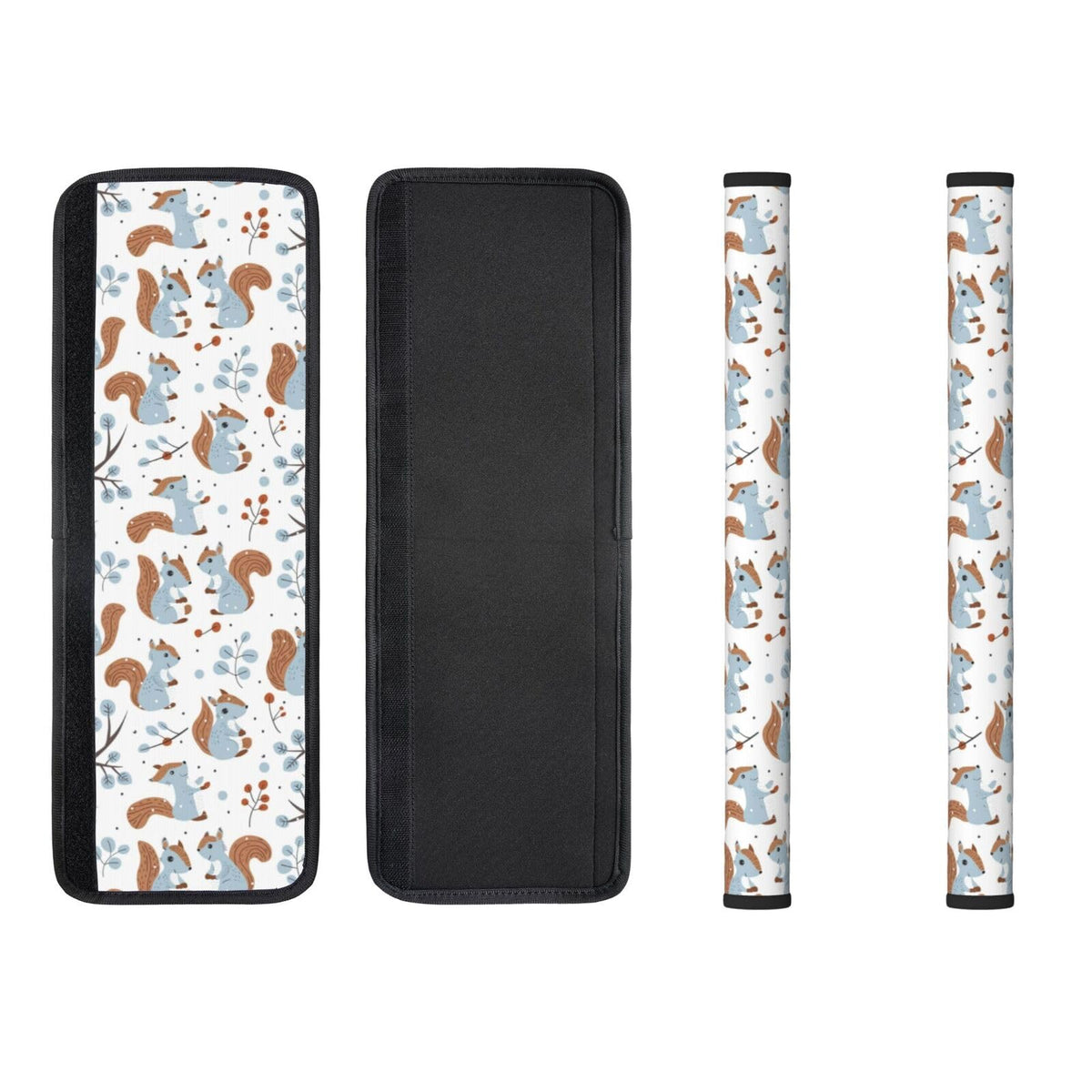 Buyidec Refrigerator Door Handle Covers Cute Squirrels Winter Snow Fridge Handle Cover Washable Dishwasher Microwave Fridge Oven Door Decor Handle Cover Keep Your Kitchen Appliances Clean