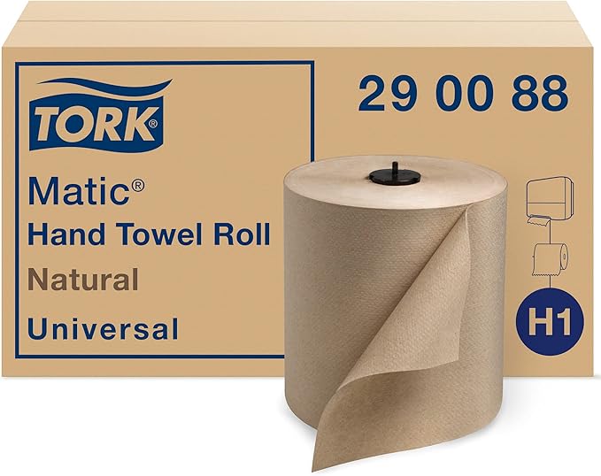 Tork Matic Paper Hand Towel Roll Natural H1 and Tork Matic Paper Towel