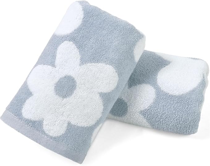 Jacquotha Floral Hand Towels for Bathroom