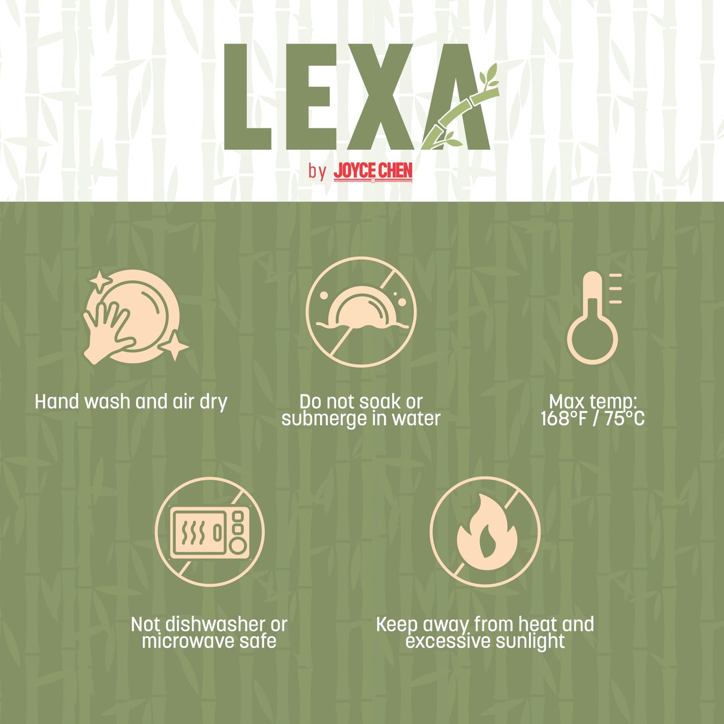 LEXA 12" Handmade Copper Bamboo Wooden Fruit Bowl for Kitchen Counter - 130 oz Lightweight Large Bamboo Wood Salad Bowl