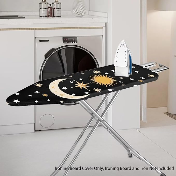 Moon Ironing Board Cover and Pad Stretch 15 x 54 Thick Padding