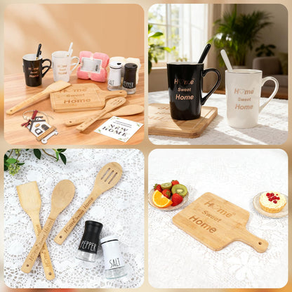 Hoomast House Warming Gifts New Home, 12 Pcs Housewarming Gift Ideas, New House Gift Basket for Homeowners Couples Women, Closing Gifts for Home Buyers