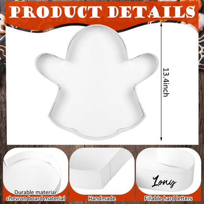 3 Pcs Halloween Fillable Cardboard Tray 13.4'' Ghosts Bats Coffins Charcuterie Paper Box Halloween Serving Food Tray Gift for Halloween Snack Cookies Candy Party Supplies