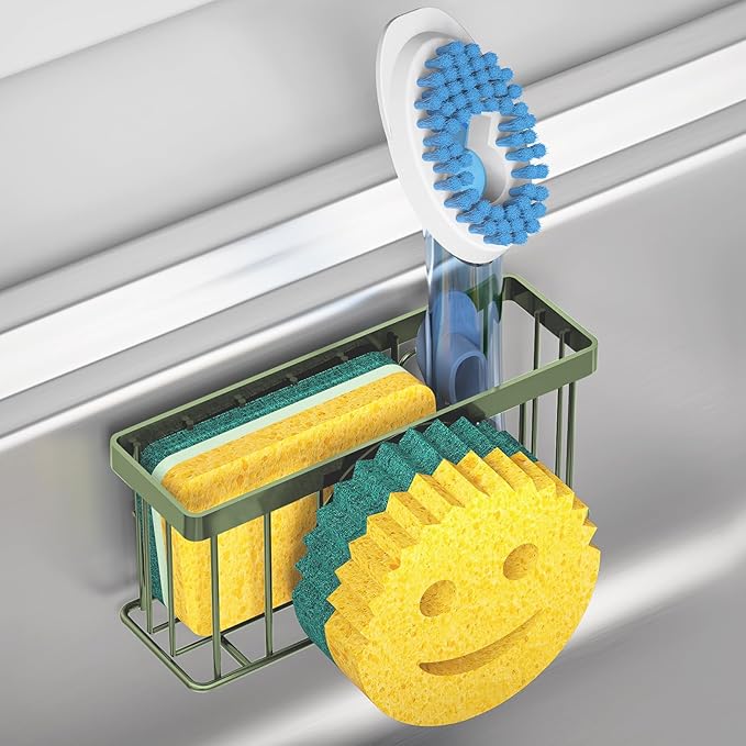 Sponge Holder Smiley Face, Sink Caddy, Sink Organizer