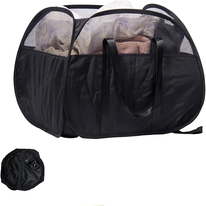 Collapsible Laundry Basket, 90L Foldable Pop Up Laundry Hamper