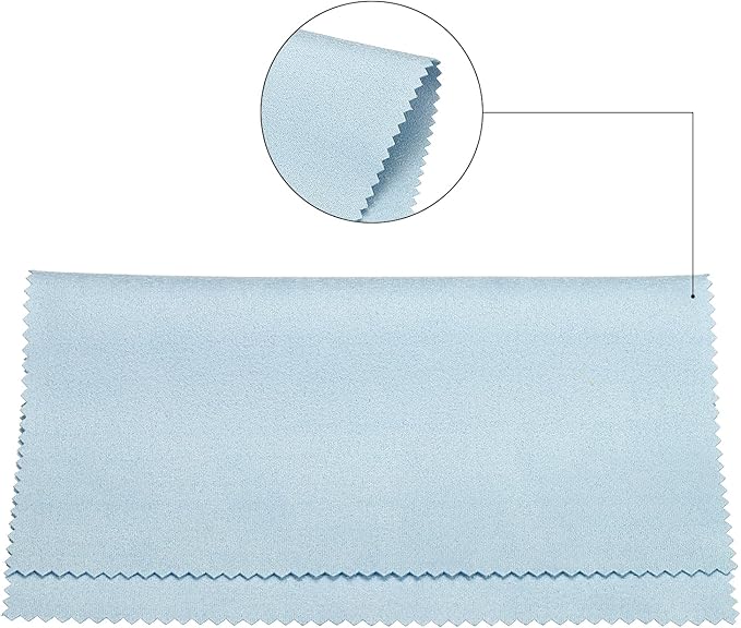 PATIKIL Eyeglass Microfiber Cleaning Cloth 7"x6", 12 Pack Glasses Cleaning