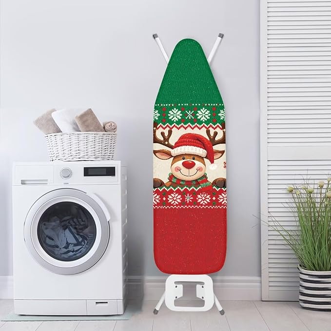 Deer Print Household Iron Board Covers Polyester Elastic Decorative Covers