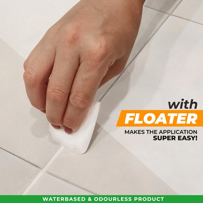 PentaUSA Grout Reviver - Ready Mixed Grout, Tile Adhesive, Fast Drying, No Sealer Required, Perfect for Bathroom, Shower and Kitchen + Mould Protection - 250gr (White)