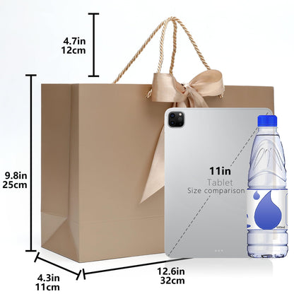 KeerxunBag The comes with 12 champagne-colored gift bags, including 24 jelly papers, 12 thank-you cards and 12 ribbons, making it the perfect choice for weddings, anniversaries and special events