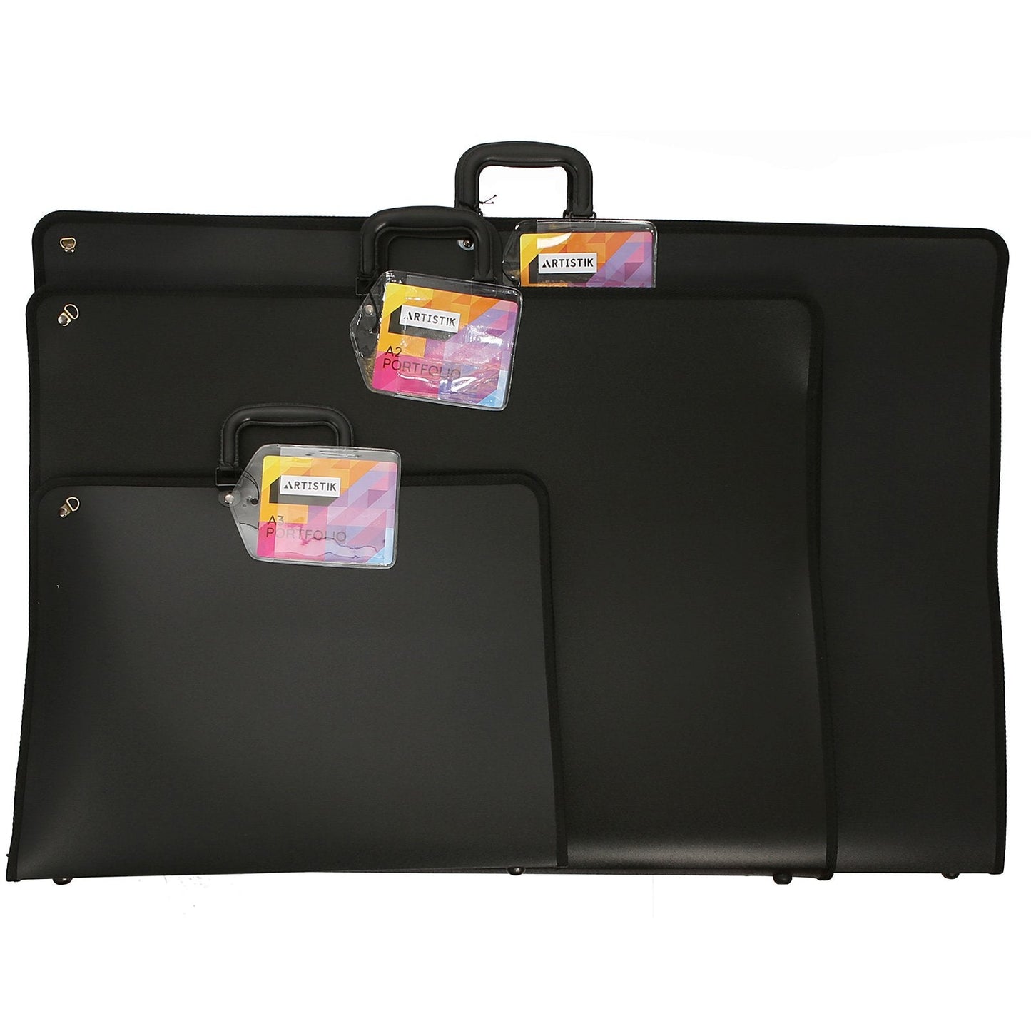 ARTISTIK - A1 Art Portfolio Case with Shoulder Strap - Weather-Resistant Art Bag, Lightweight, Durable Artwork Storage, Zipper Enclosure, Internal Pocket Organizer