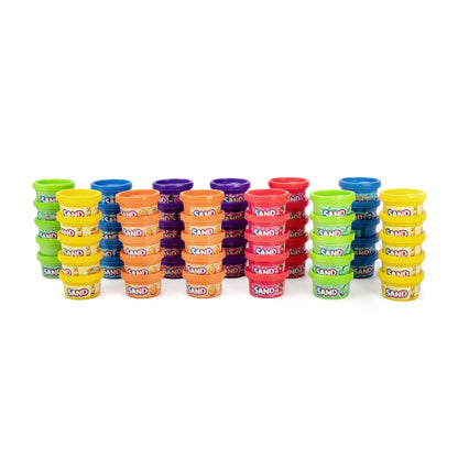 Crayola Silly Scents Play Sand – 60 Mini 1oz Tubs of Moldable Sensory Sand in 6 Bright Colors | Easter Day Party Favors, Classroom Prizes, Sensory Toys, Fidget & Creativity