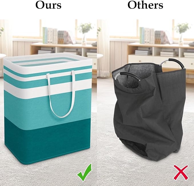 StorageRight Large Collapsible Laundry Basket Hamper