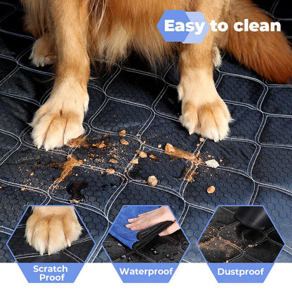 KYG Car Boot Protector, Waterproof, Nonslip, Boot Liner for Dogs, Heavy-Duty Dog Car Seat Cover with Bumper Protection, Scratch-Proof & Durable Boot Liner Fits Cars, Hatchback SUVs 185x105cm (73"x41")