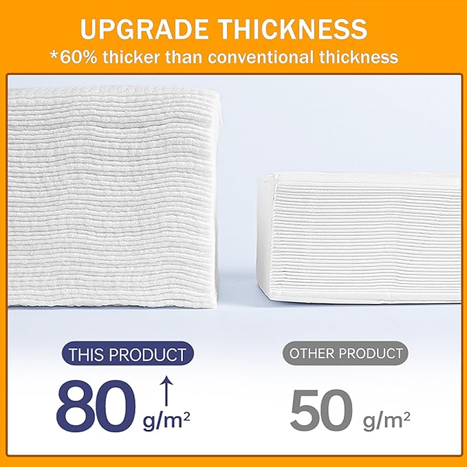 4 Pack Face Towels Disposable, Face Clean Towels, Lint- free Facial Tissue