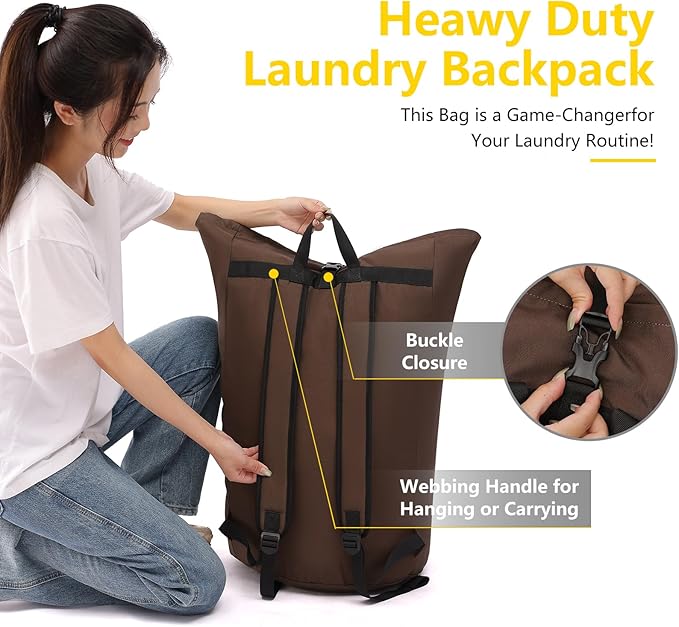 laundry bag backpack, extra-large heavy duty laundry bags, laundry backpack