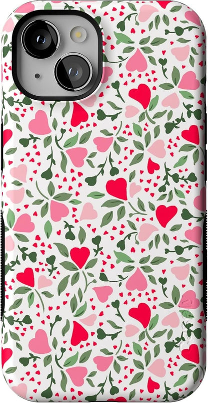 Casely iPhone 13 Case | Be Mine | Tiny Hearts | Compatible with MagSafe | Bold Protective Case Design
