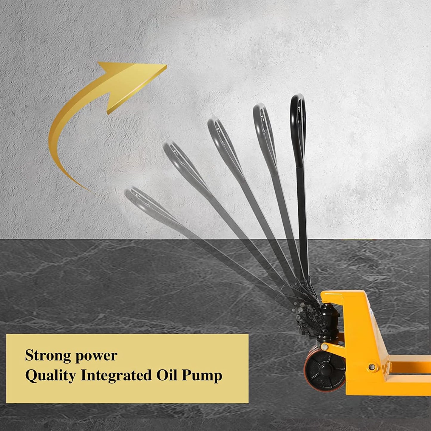 Manual Pallet Jack Hand Pallet Truck 48" L x 21“W 4400lbs Capacity