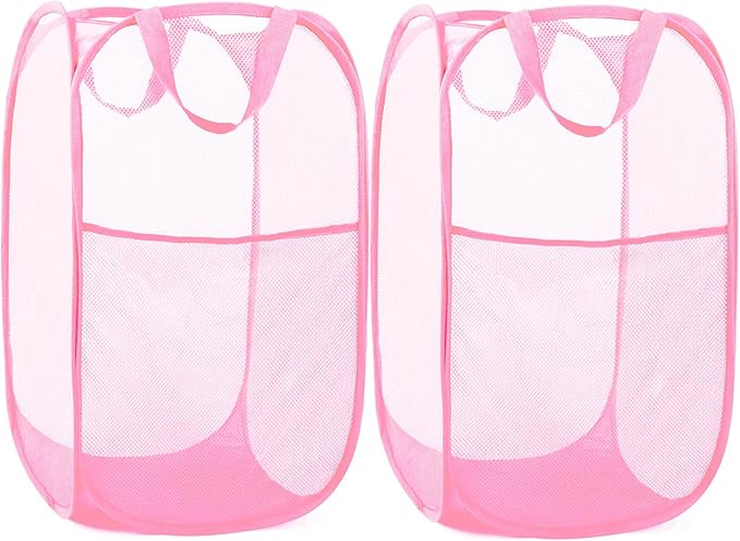 2 Pack Durable Collapsible Laundry Baskets