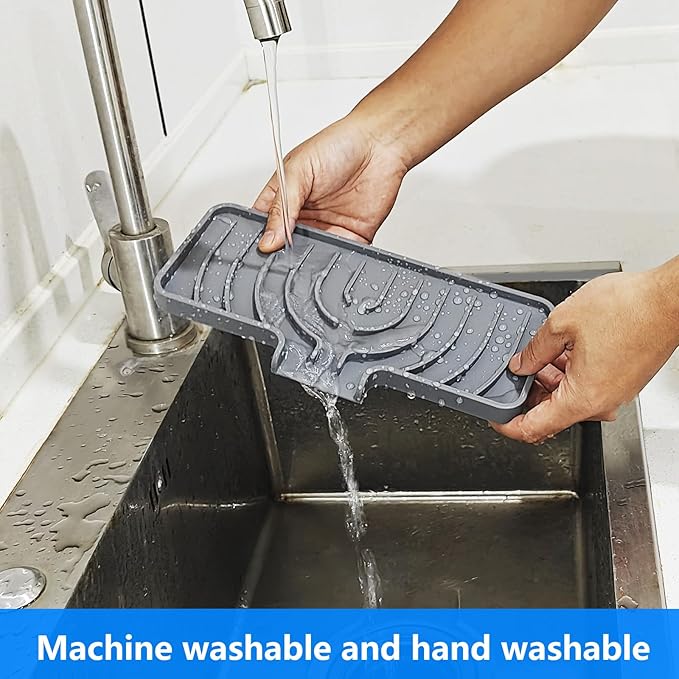 Sponge Holder for Kitchen Sink, Dish Sponge Holder & Soap Tray