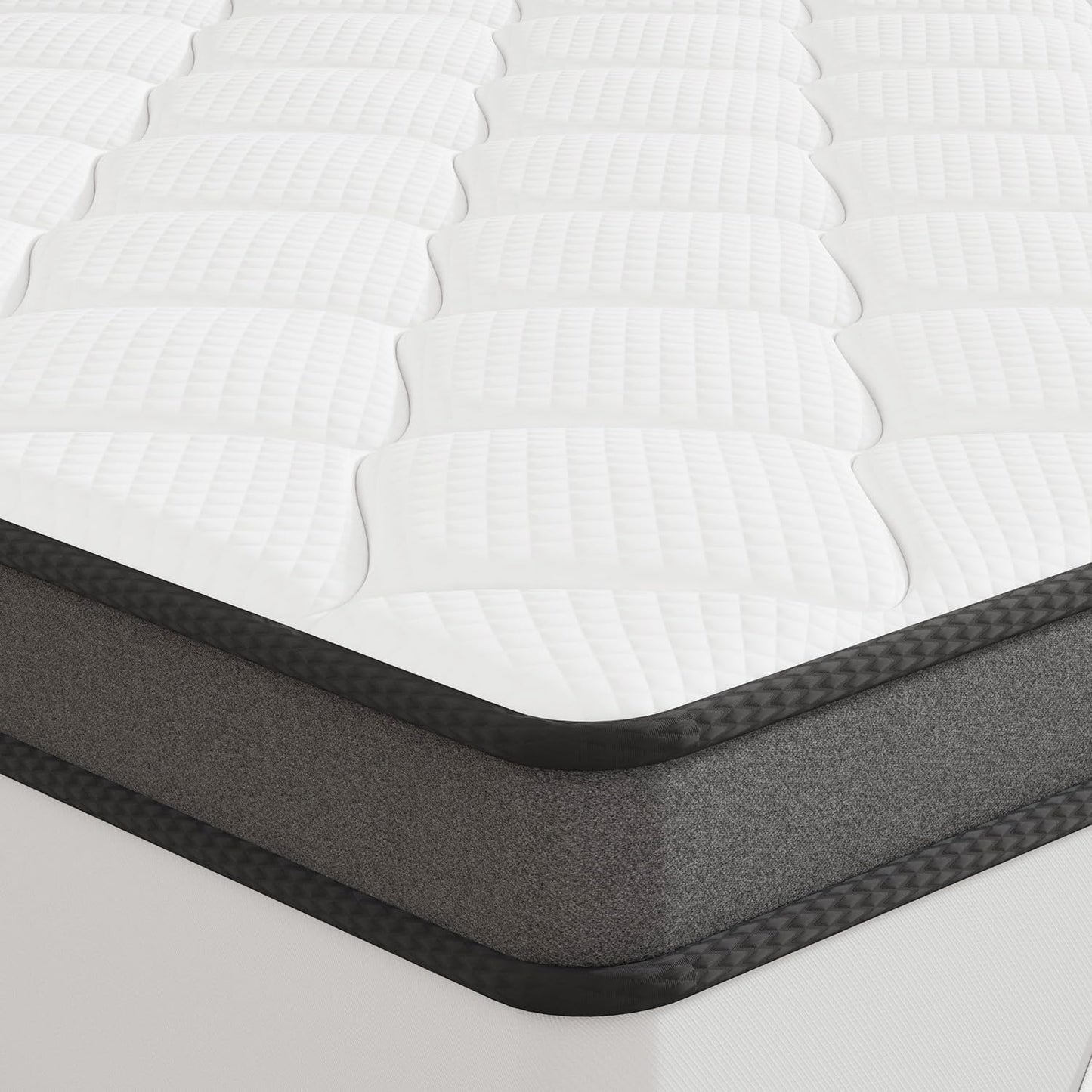 ELEMUSE 3 Inch Queen Size Memory Foam Mattress Topper, High Density Gel Foam Bed Toppers with Cooling Pillowtop for Back Pain Relief, Medium Firm Mattress Pad for Comfort Body Support