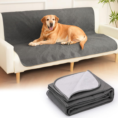 HezzLuv Waterproof Dog Bed Cover Pet Blanket Sofa Cover Mattress Furniture Protector, Washable, Reversible, Scratch-Proof, Pet Fur Resistant, for Puppy Medium Large Dogs and Cats