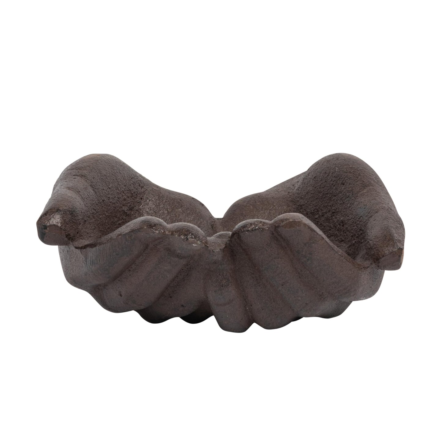 Creative Co-Op Cast Iron Hands Dish with Rust Finish