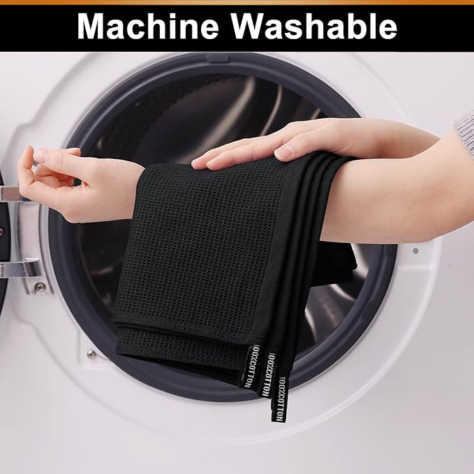 Homaxy 100% Cotton Waffle Weave Dish Cloths